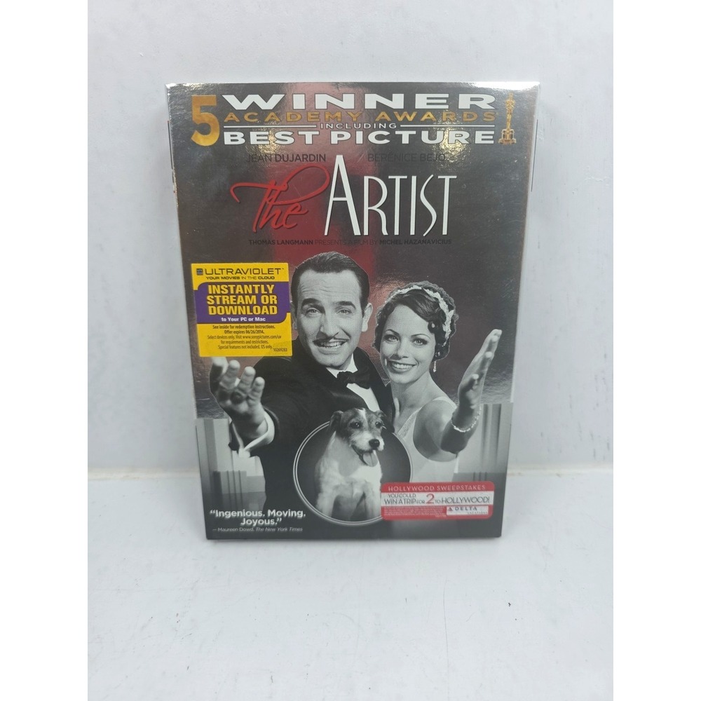 The‎ Artist DVD (2011, Sony) Jean Dujardin, Bérénice Bejo Brand New w/ Slipcase